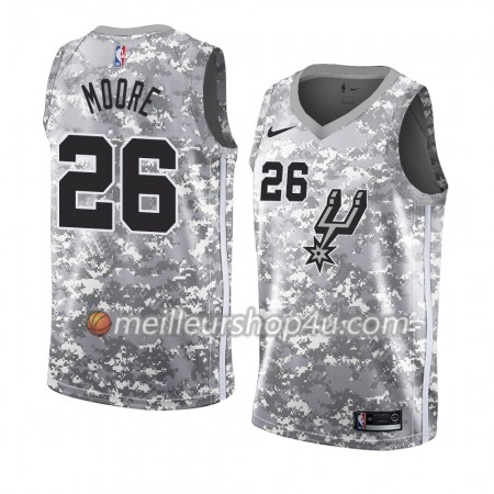 Maillot Basket Homme San Antonio Spurs Ben Moore 26 2018-19 Nike Gris Swingman